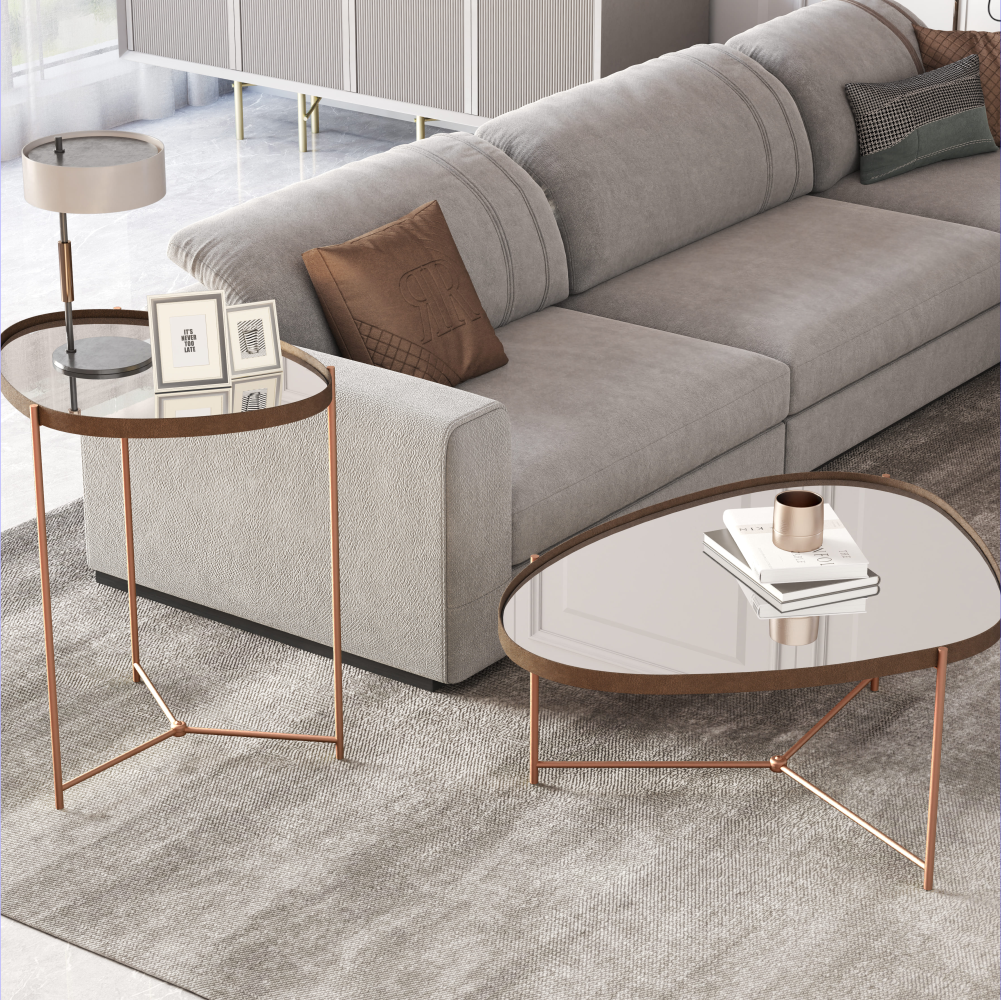 Alamanda organic coffee and side table